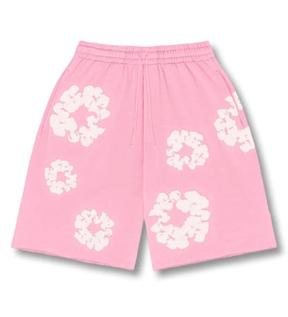 "Flower" Shorts Pink